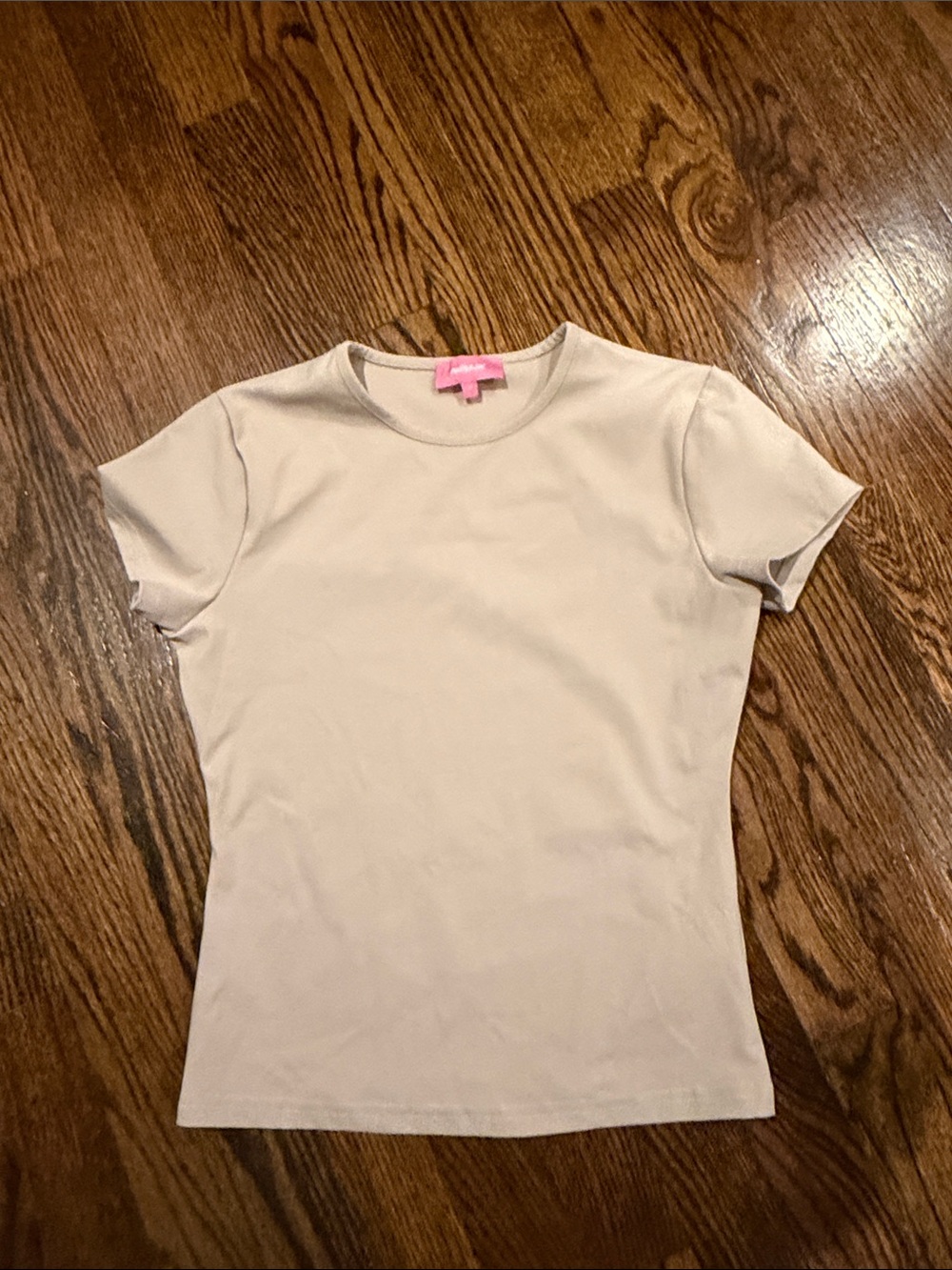 Edikted beige short sleeve Tshirt